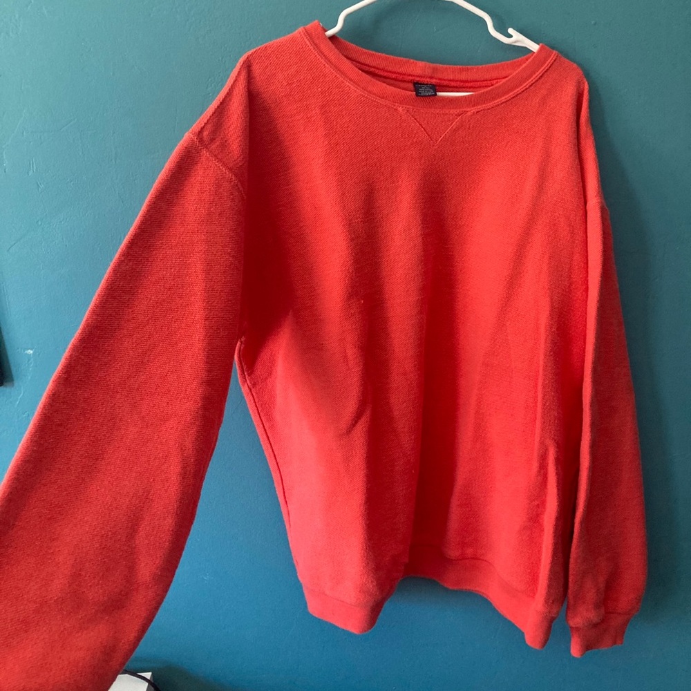 Lands End Boxy Crewneck sweater size L